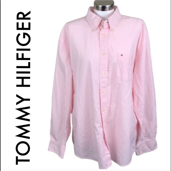 Tommy Hilfiger Other - TOMMY HILFIGER PINK MEN’S SHIRT SIZE XLARGE
